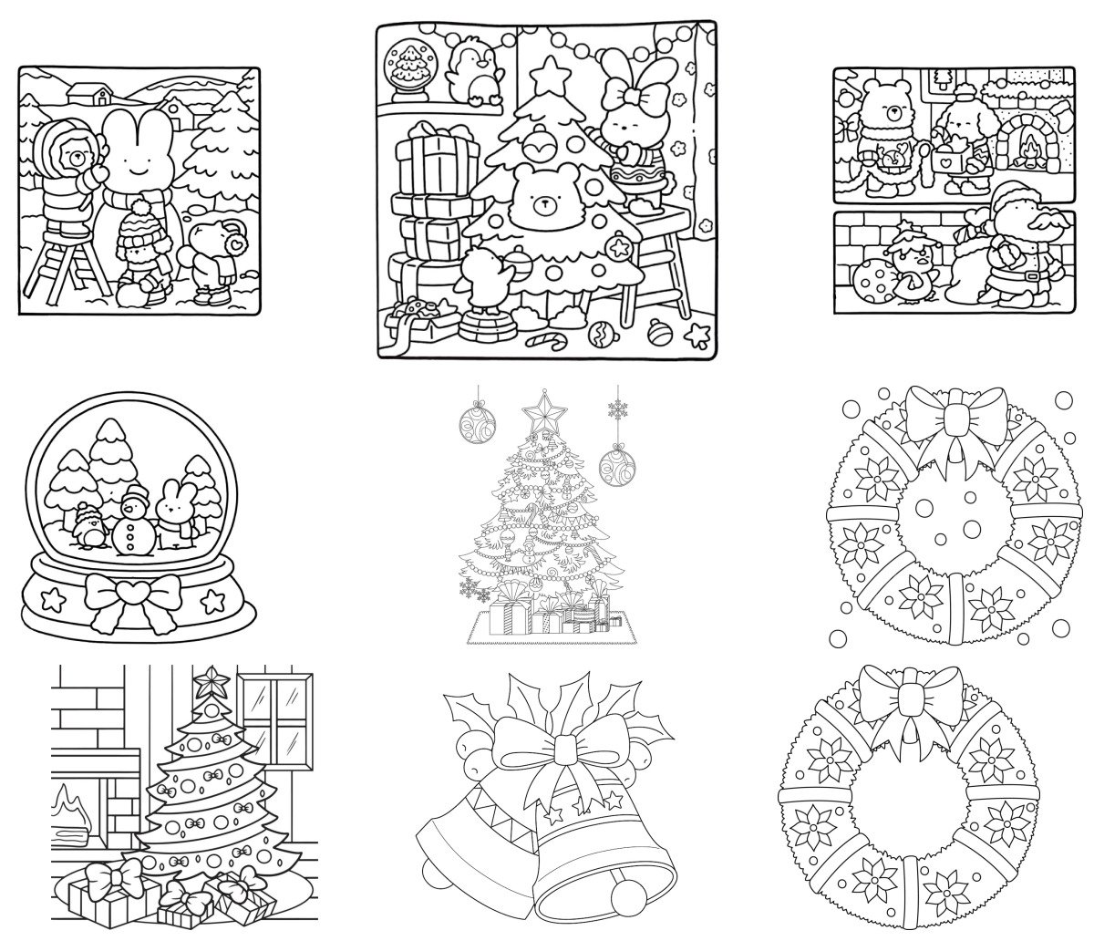 11 drawings — To color and print 11 drawings — To color and print