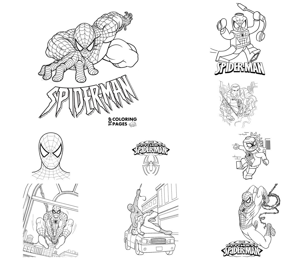 44 drawings — To color and print