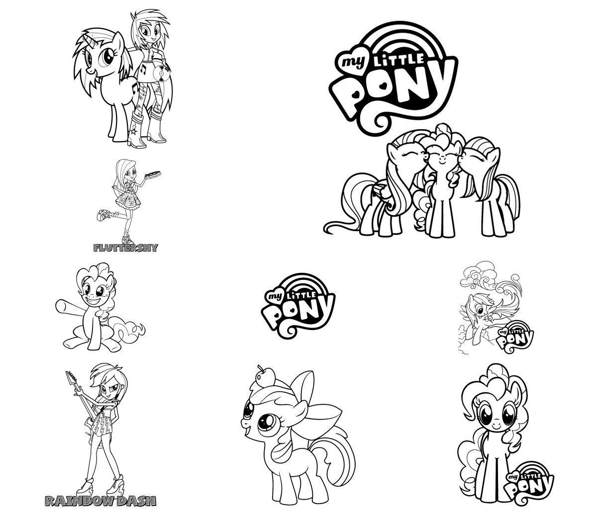 43 drawings — To color and print