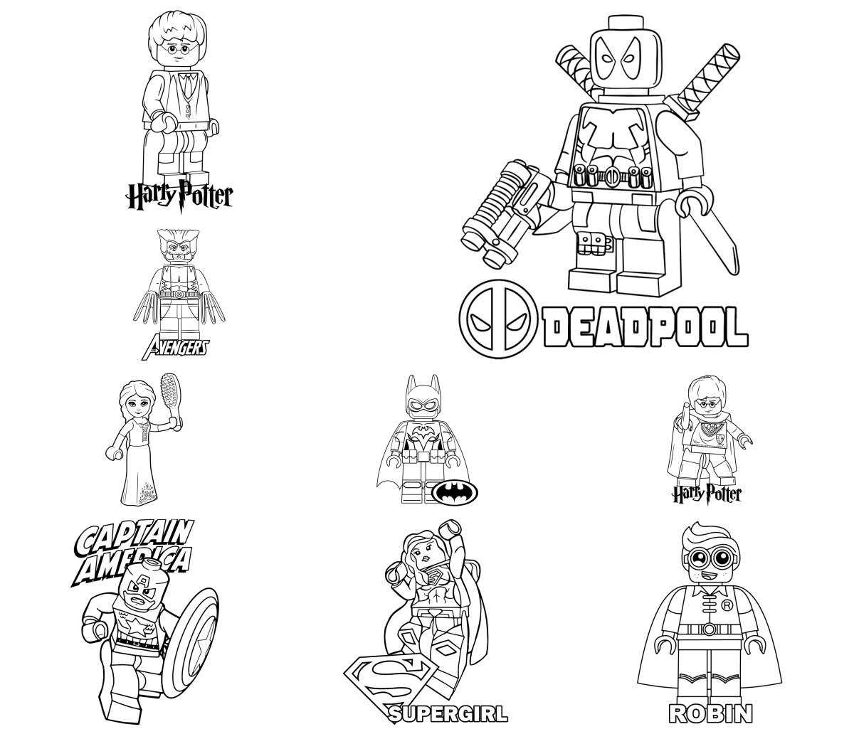 59 drawings — To color and print