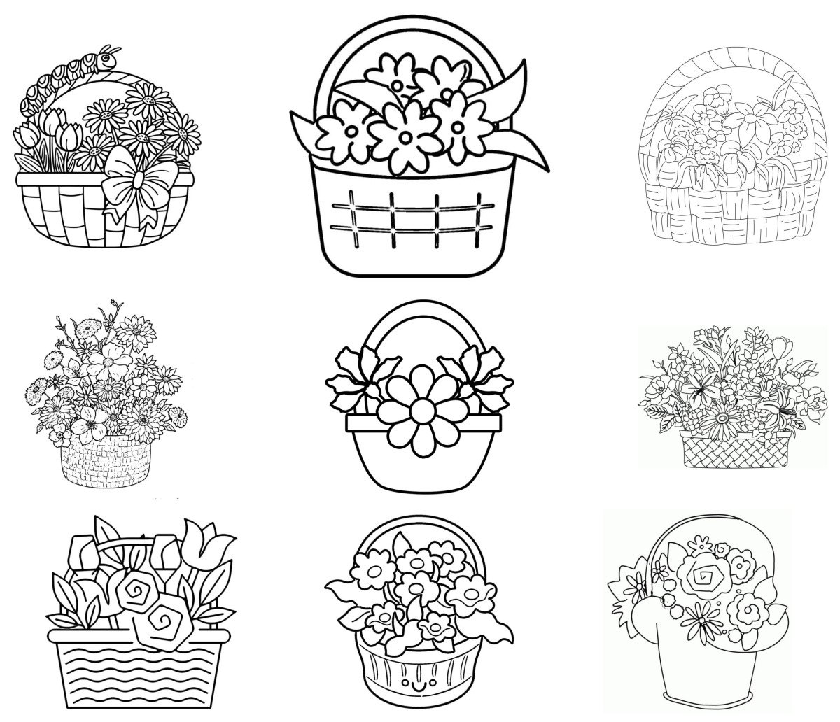 25 drawings — To color and print