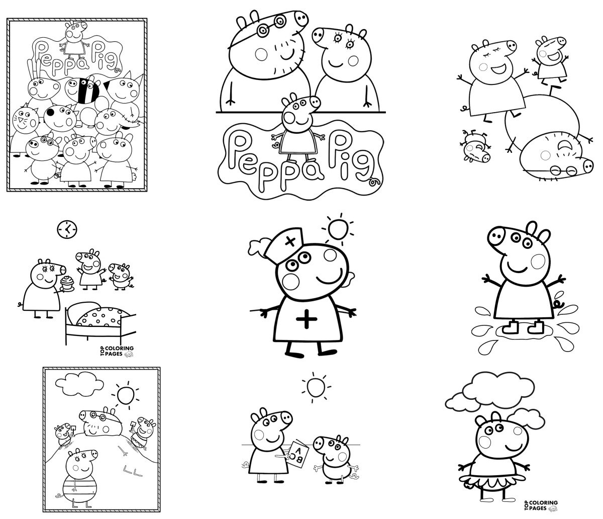 60 drawings — To color and print