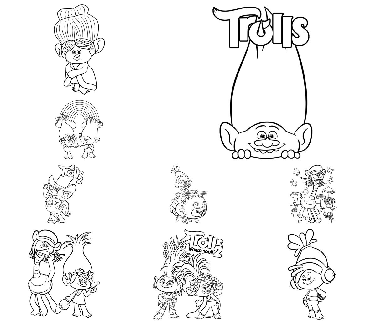 49 drawings — To color and print