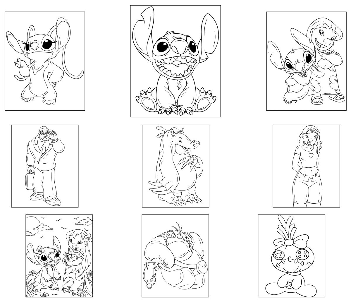 43 drawings — To color and print