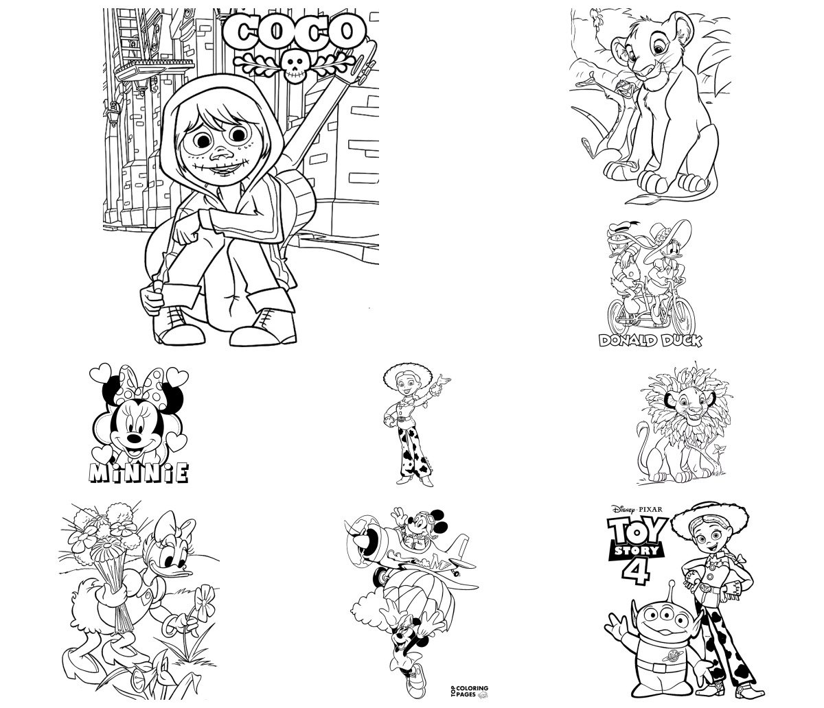 40 drawings — To color and print 40 drawings — To color and print