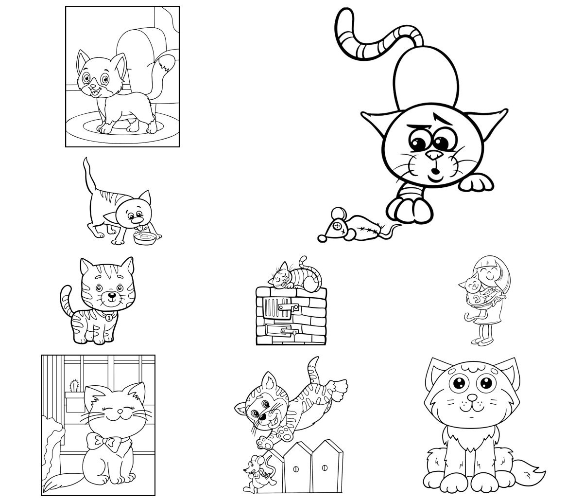 41 drawings — To color and print 41 drawings — To color and print