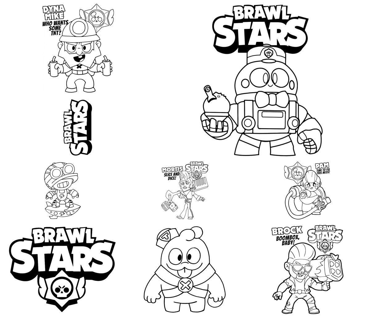 43 drawings — To color and print