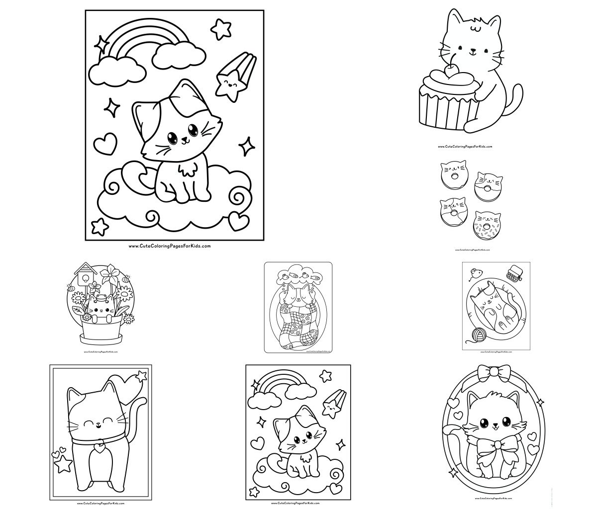 11 drawings — To color and print