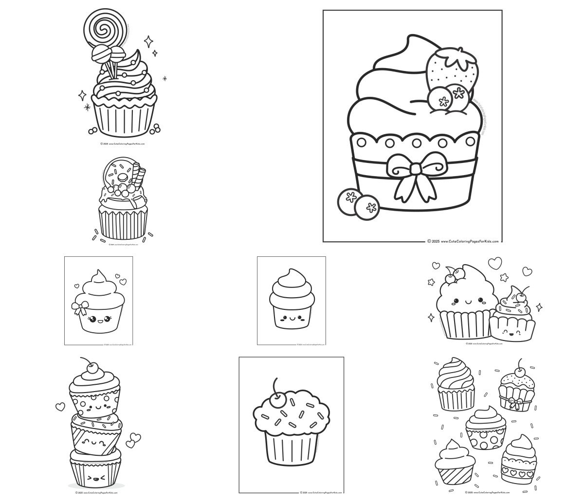 11 drawings — To color and print