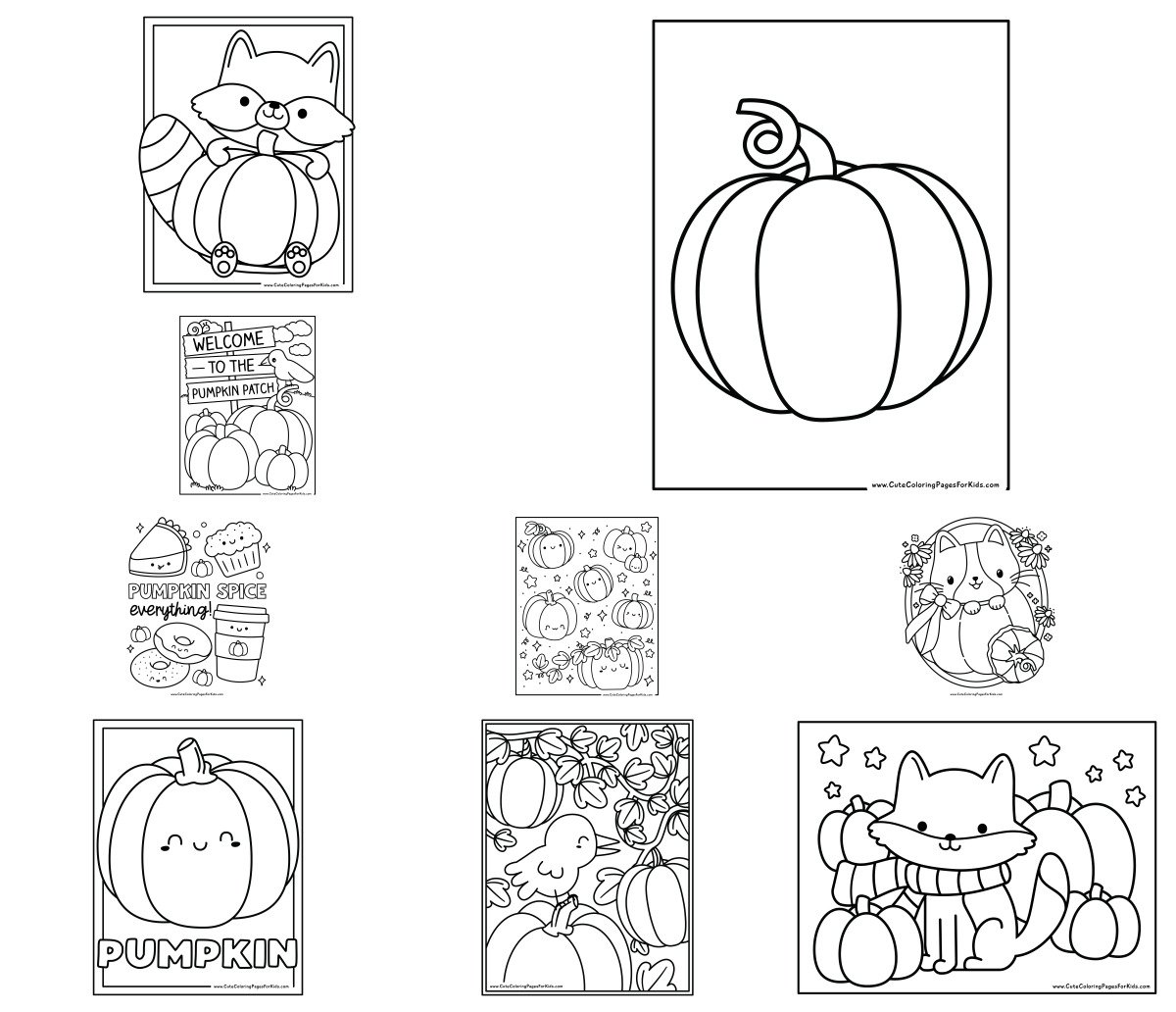 11 drawings — To color and print