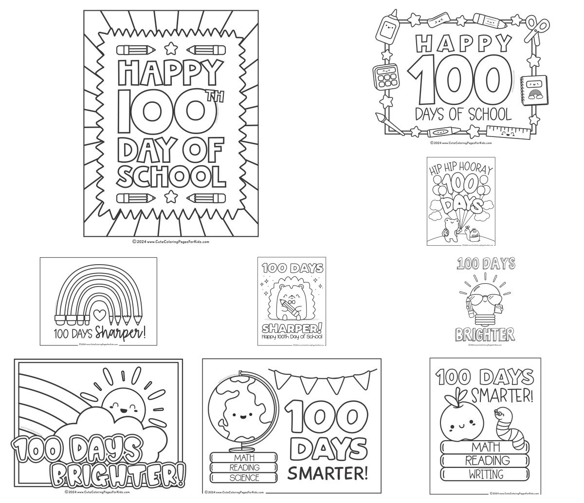 11 drawings — To color and print 11 drawings — To color and print