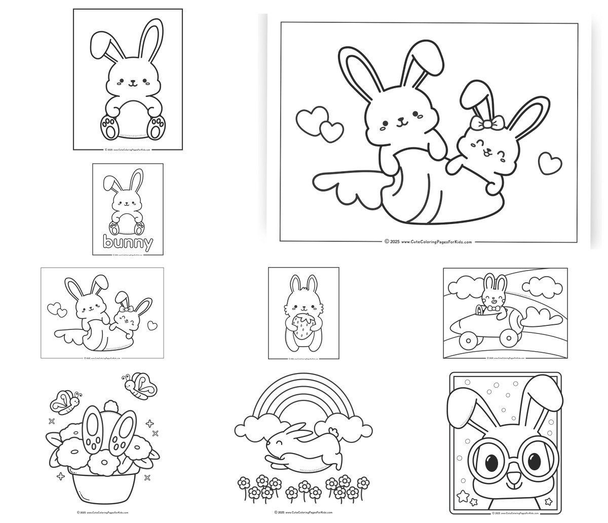 11 drawings — To color and print