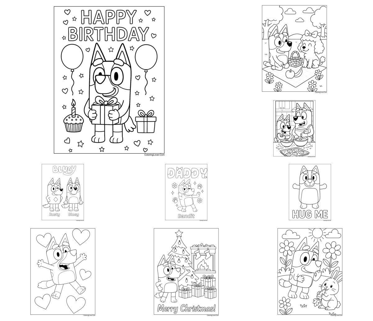 66 drawings — To color and print 66 drawings — To color and print