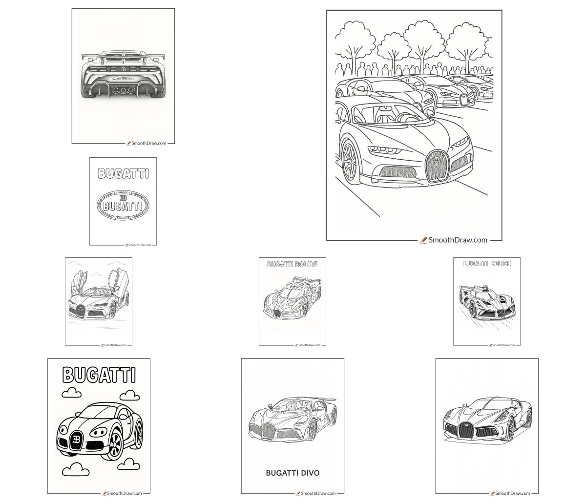 31 drawings — To color and print 31 drawings — To color and print