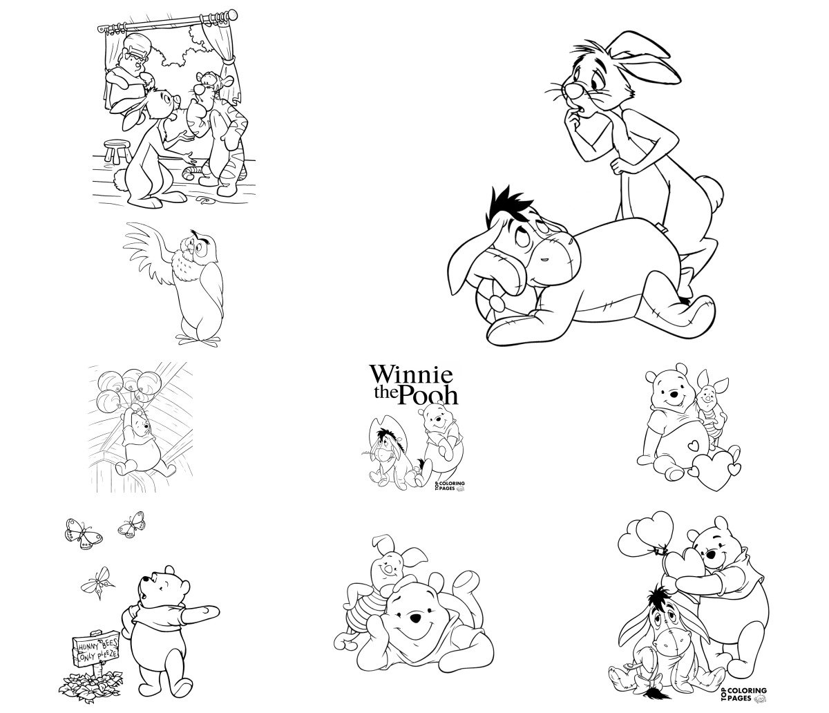 44 drawings — To color and print