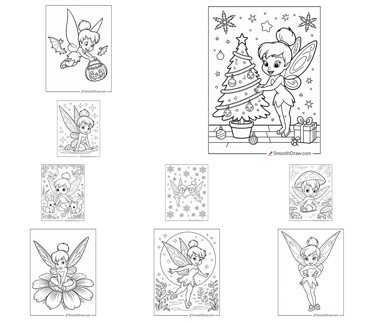69 drawings — To color and print
