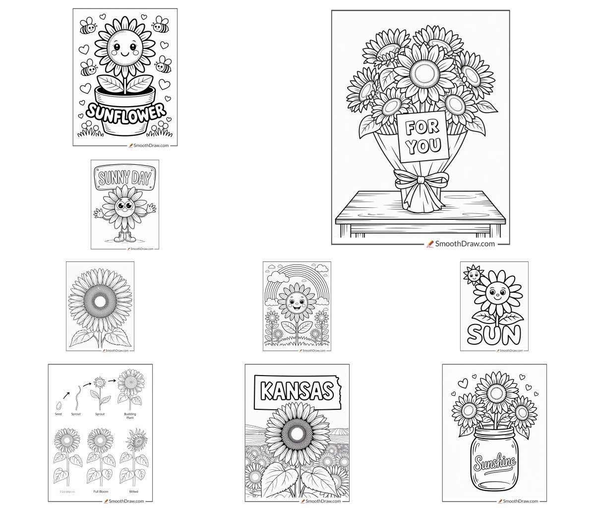 22 drawings — To color and print 22 drawings — To color and print