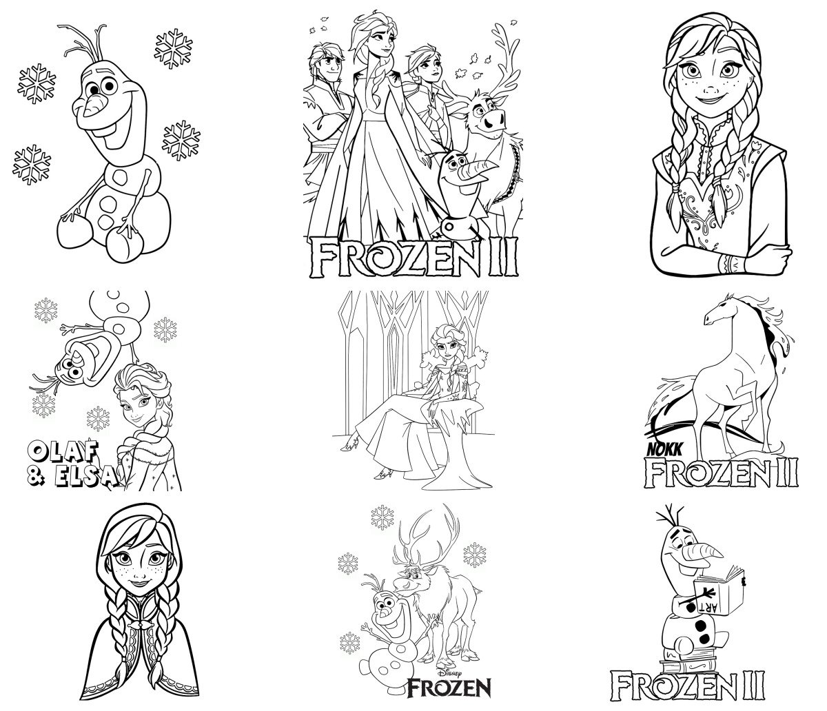 59 drawings — To color and print